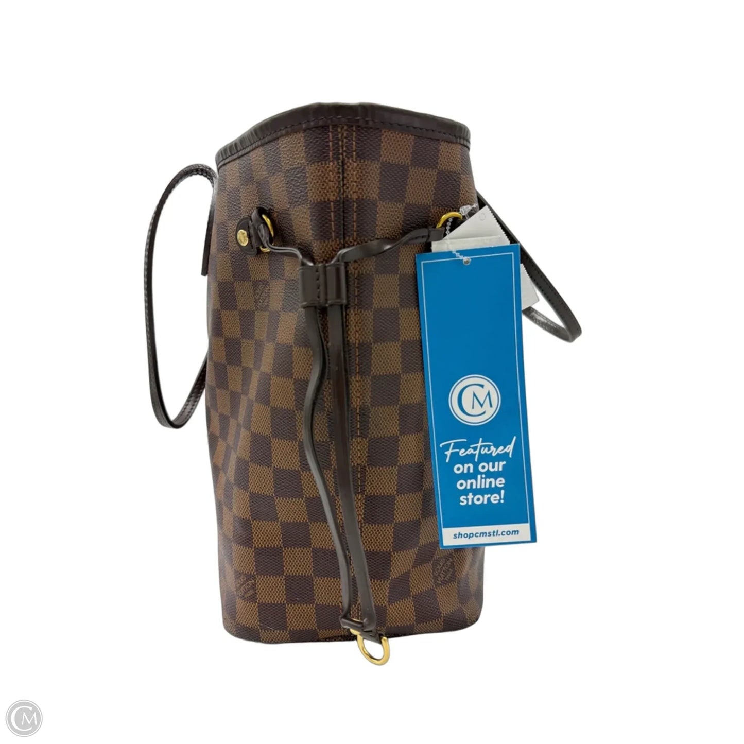 Louis Vuitton Neverfull MM Damier Ebene + Pouchette Luxury Handbag