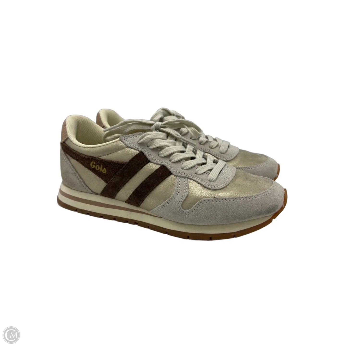 Shoes Sneakers By Gola In Brown & Cream, Size: 7.5