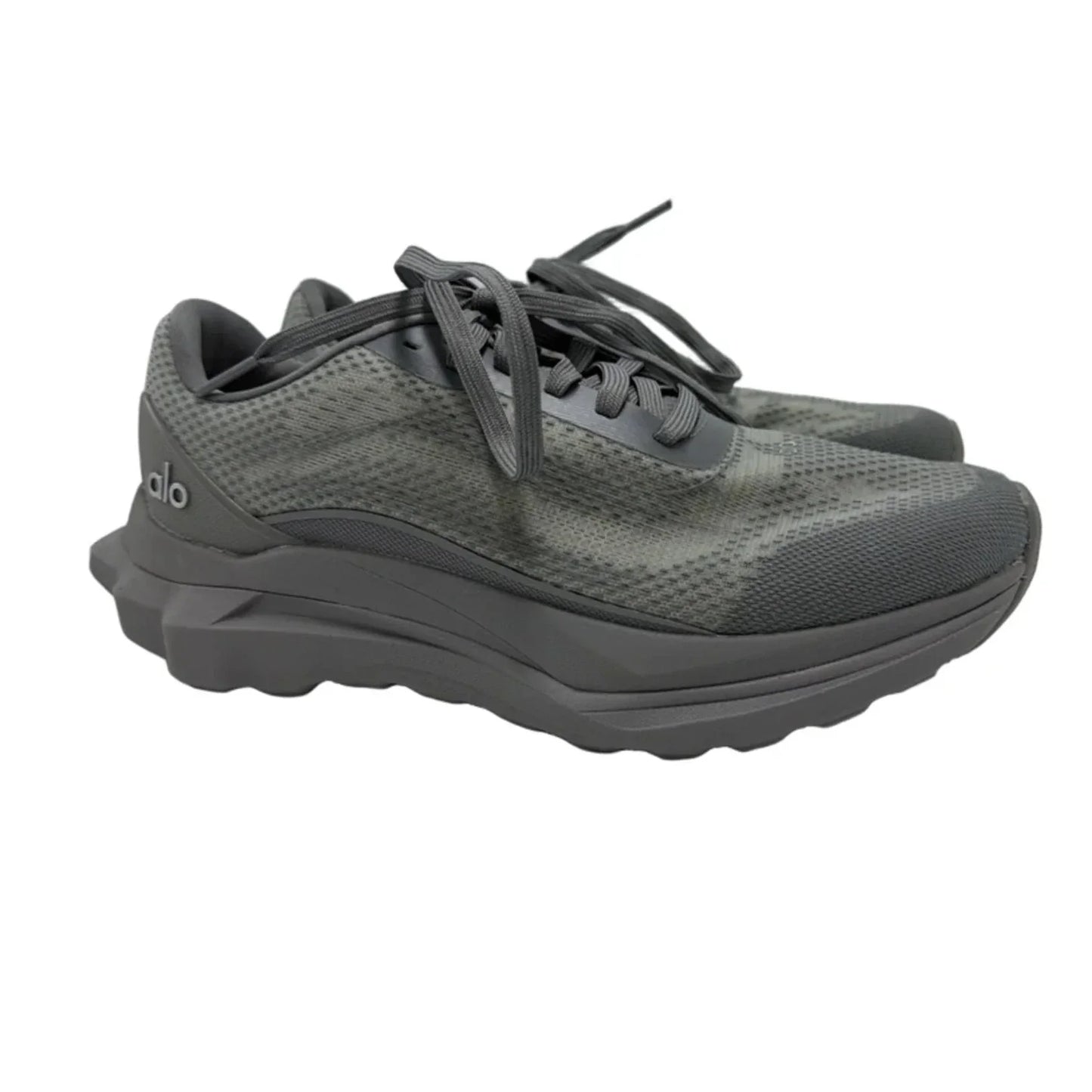 Alo Runner Athletic Shoes In Grey, Size: 8