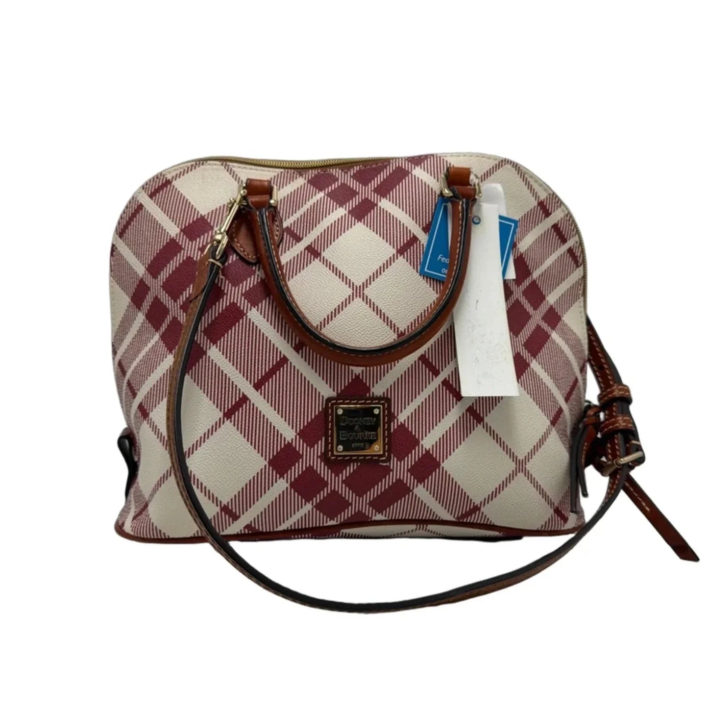 Dooney And Bourke Harding Zip Designer Satchel Handbag