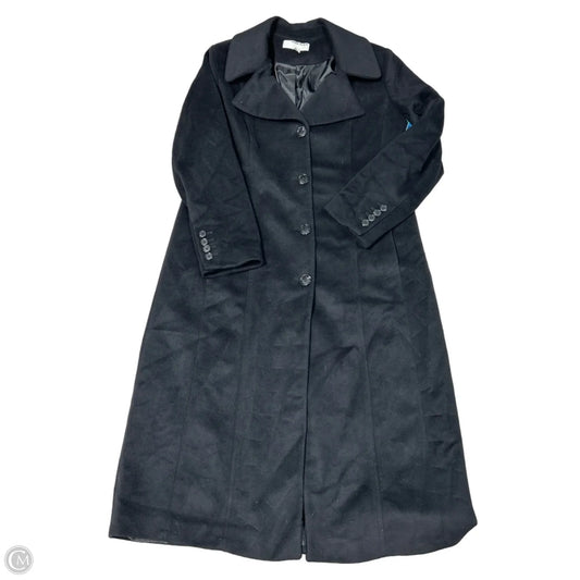Coat Wool By Anne Klein In Black, Size: Xl