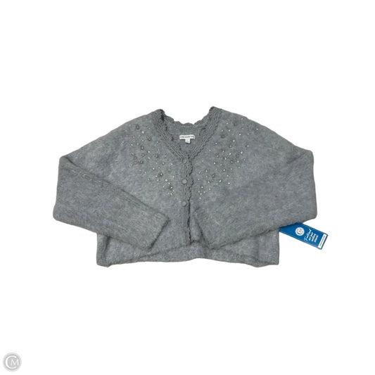 Sweater Cardigan By And Now This In Grey, Size: L