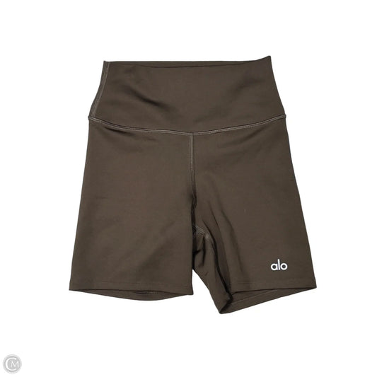 Athletic Shorts By Alo In Brown, Size: Xs