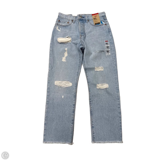New! Jeans Straight By Levis In Blue, Size: 4