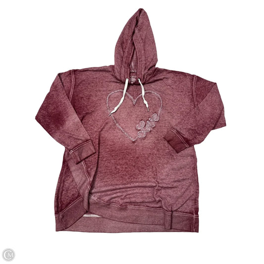 Top 3/4 Sleeve By Lane Bryant In Maroon, Size: Xxl