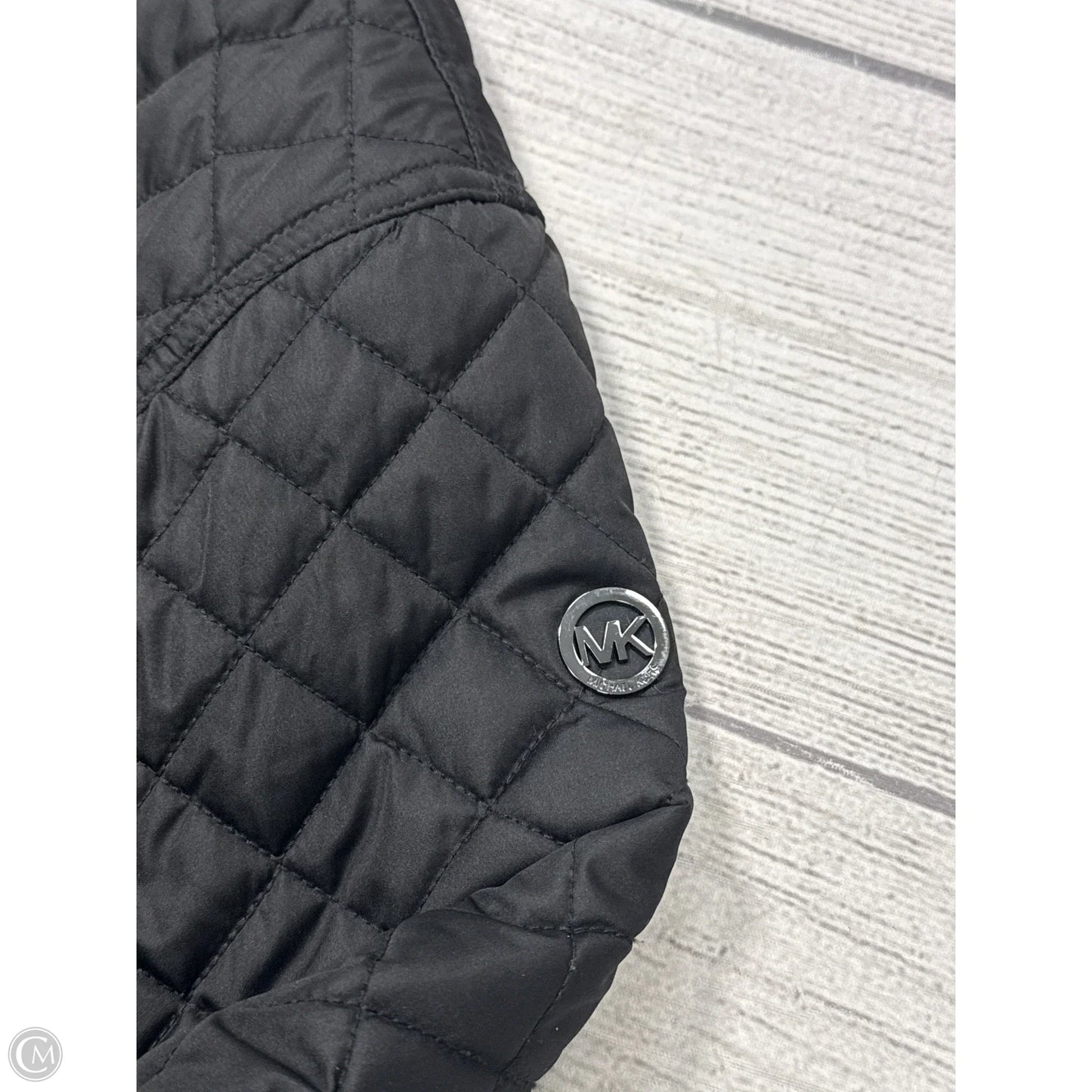 Coat Designer By Michael Kors In Black, Size: M