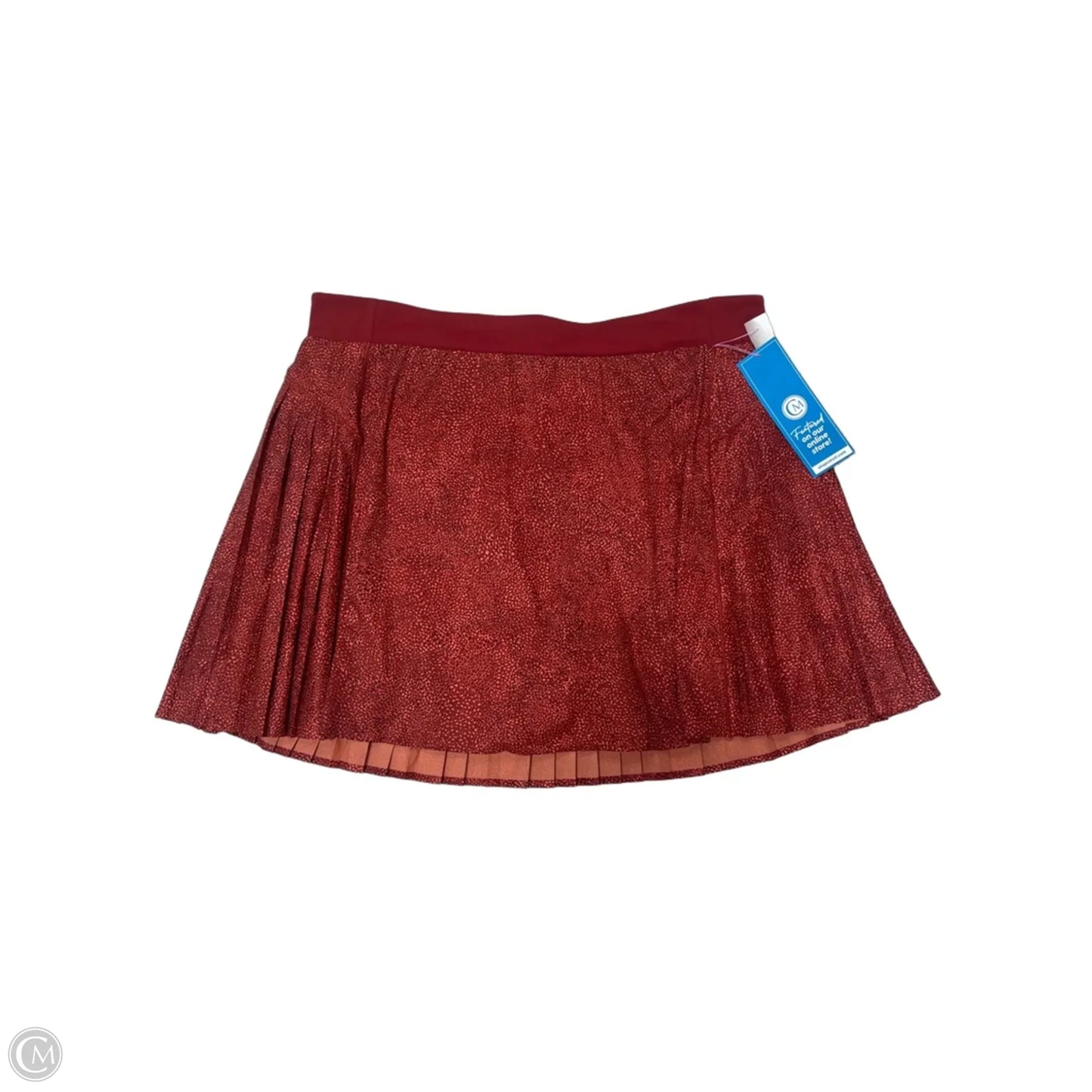 Athletic Skort By Spanx In Red, Size: 3x