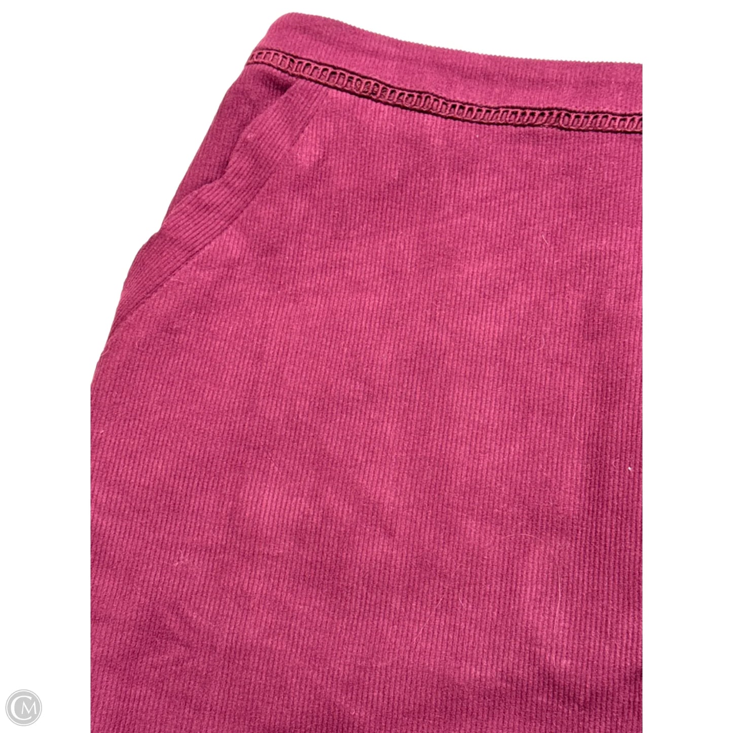 Skirt Mini & Short By Skies Are Blue In Maroon, Size: Mp