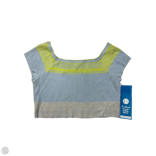 Top Short Sleeve By Daily Practice By Anthropologie In Blue, Size: Xl