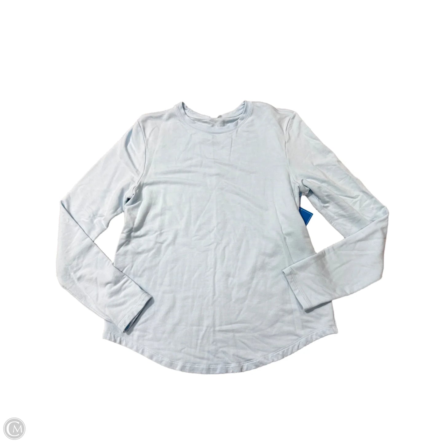 Athletic Top Long Sleeve Crewneck By Lululemon In Blue, Size: S