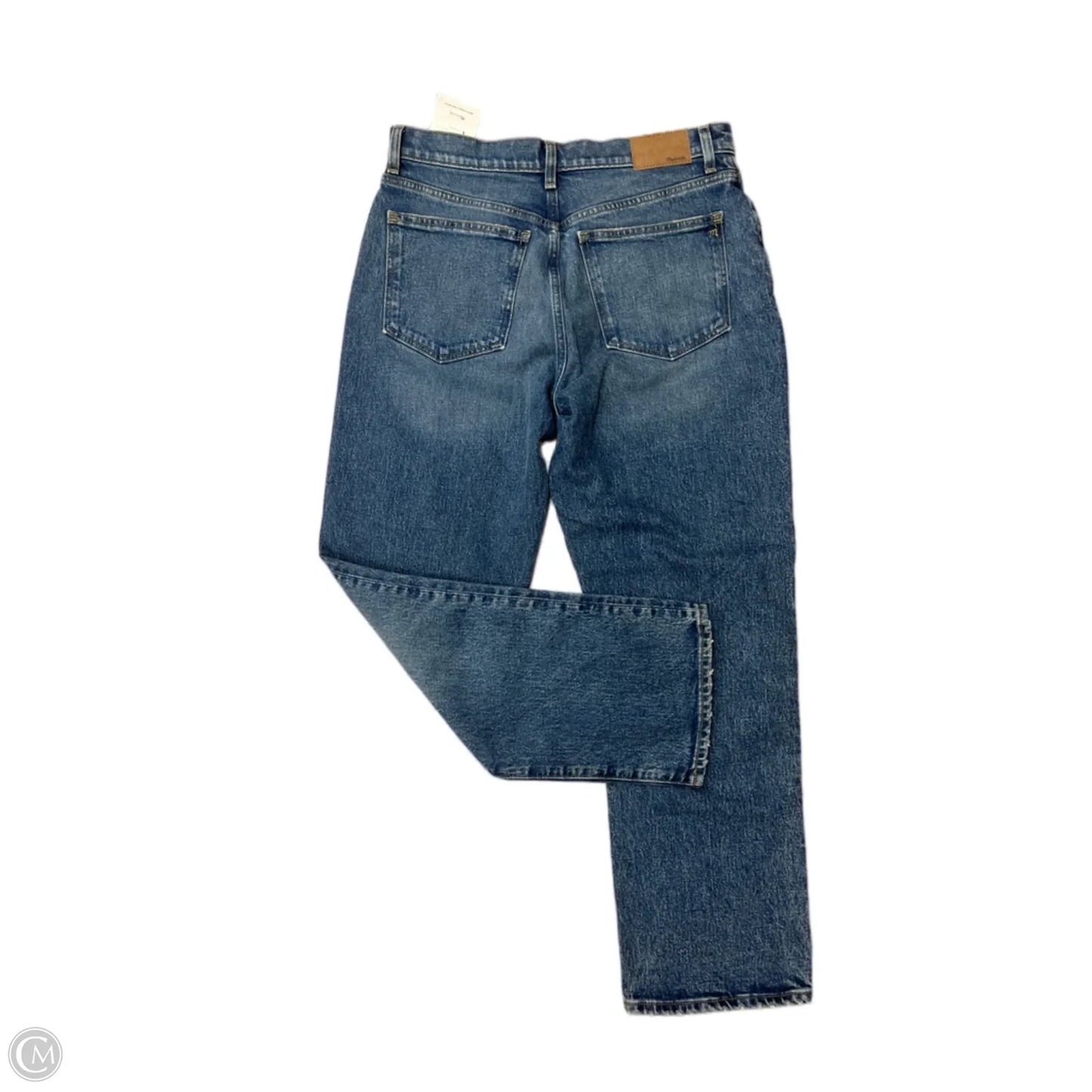 Jeans Straight By Madewell In Blue Denim, Size: 8