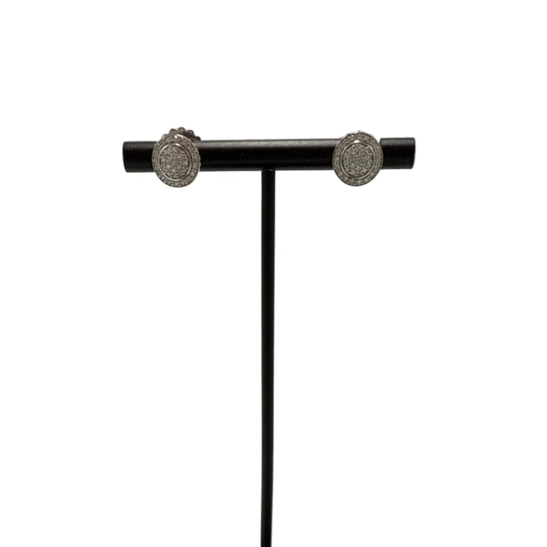 David Yurman Petite Albion Pave Diamond Stud Luxury Earrings