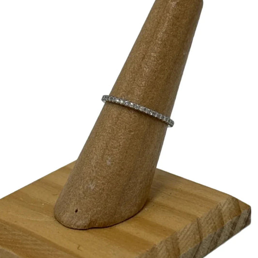 Tiffany & Company Metro Eternity Luxury Ring in Platinum, Size: 6.5