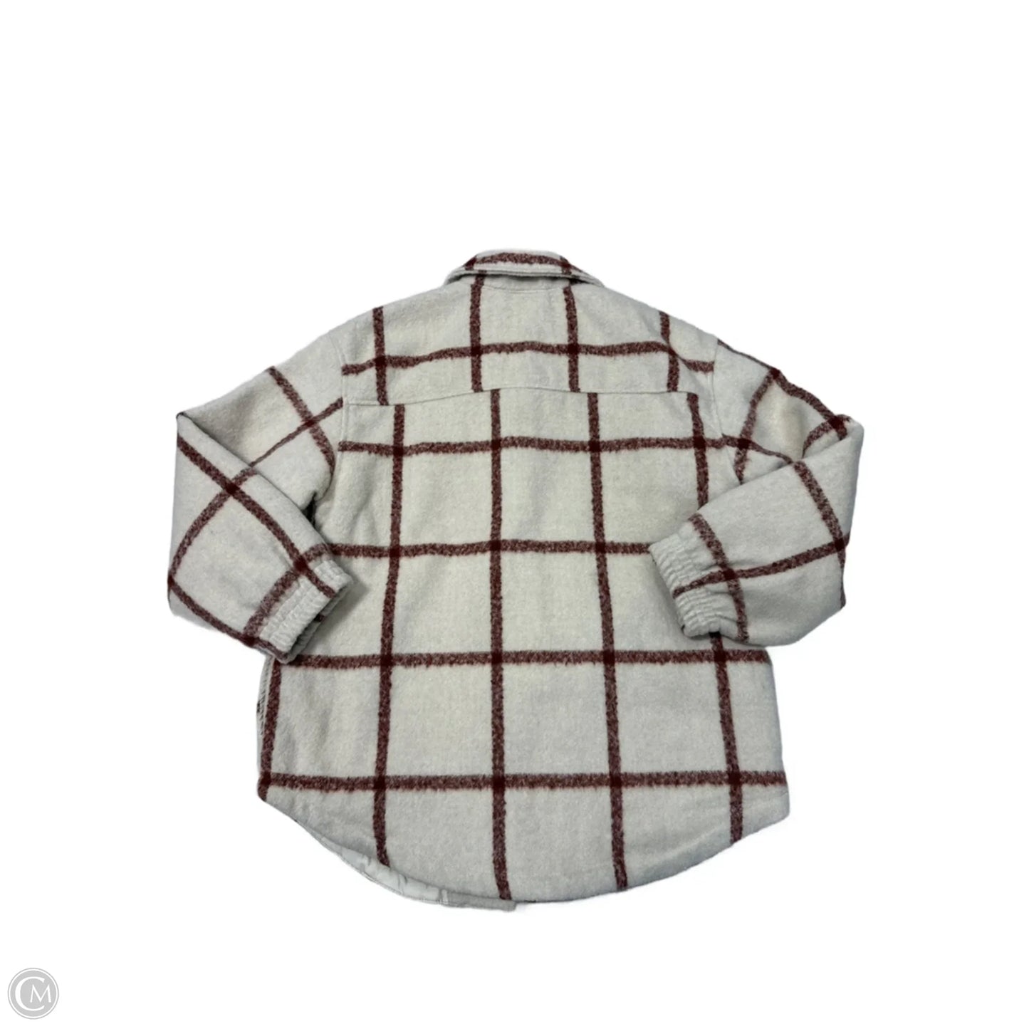 Coat Peacoat By Universal Thread In Cream, Size: M