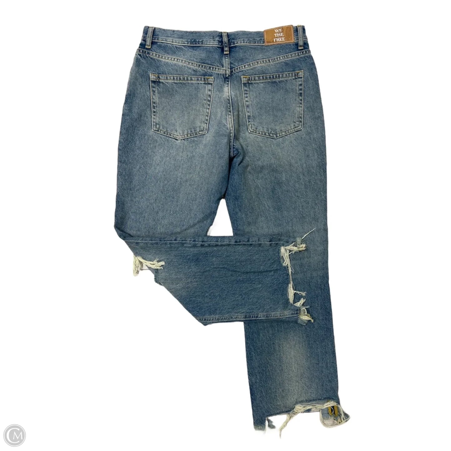 Jeans Straight By We The Free In Blue Denim, Size: 6