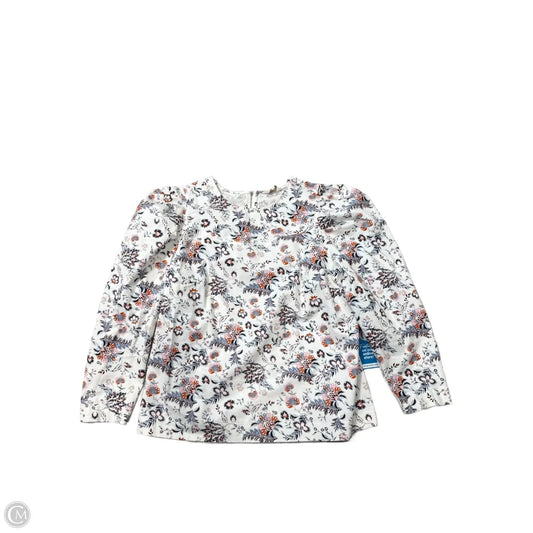 Top Long Sleeve By Ted Baker In White, Size: L