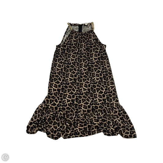 Dress Casual Midi By Michael Kors In Brown, Size: S