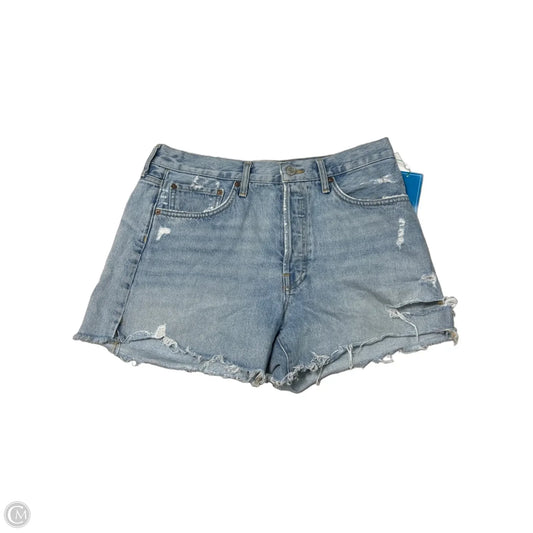 Shorts Designer By Agolde In Blue Denim, Size: 6