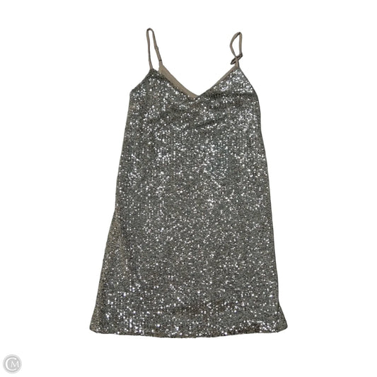 New! Dress Party Short By Banana Republic In Silver, Size: Xs