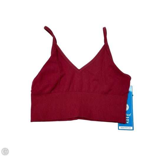 Athletic Bra By Alo In Red, Size: L