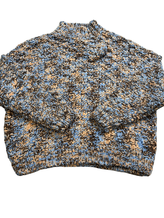 Sweater By Altard State In Blue & Brown, Size: Xxl
