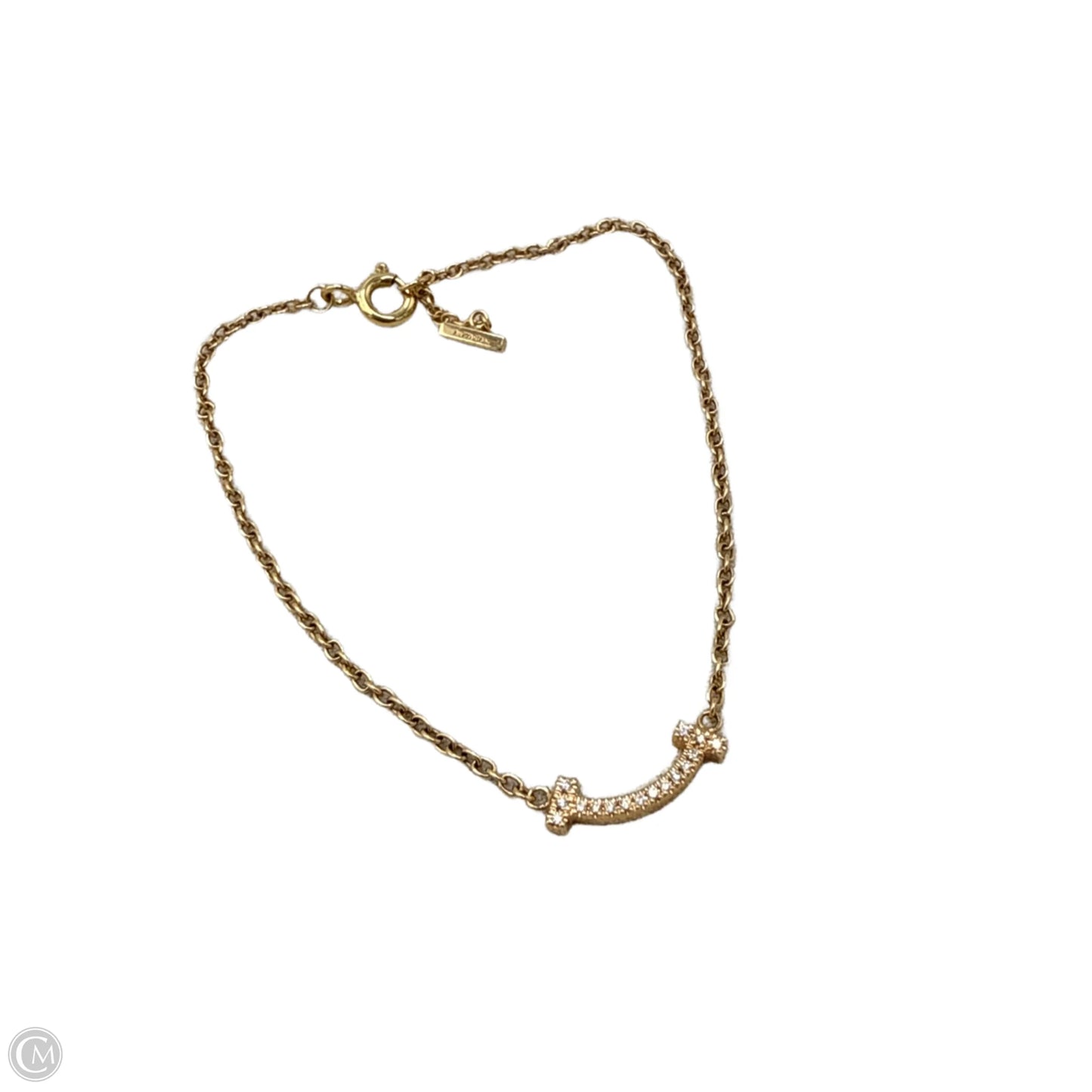 Tiffany & Company Luxury T Smile Diamond 18K Bracelet