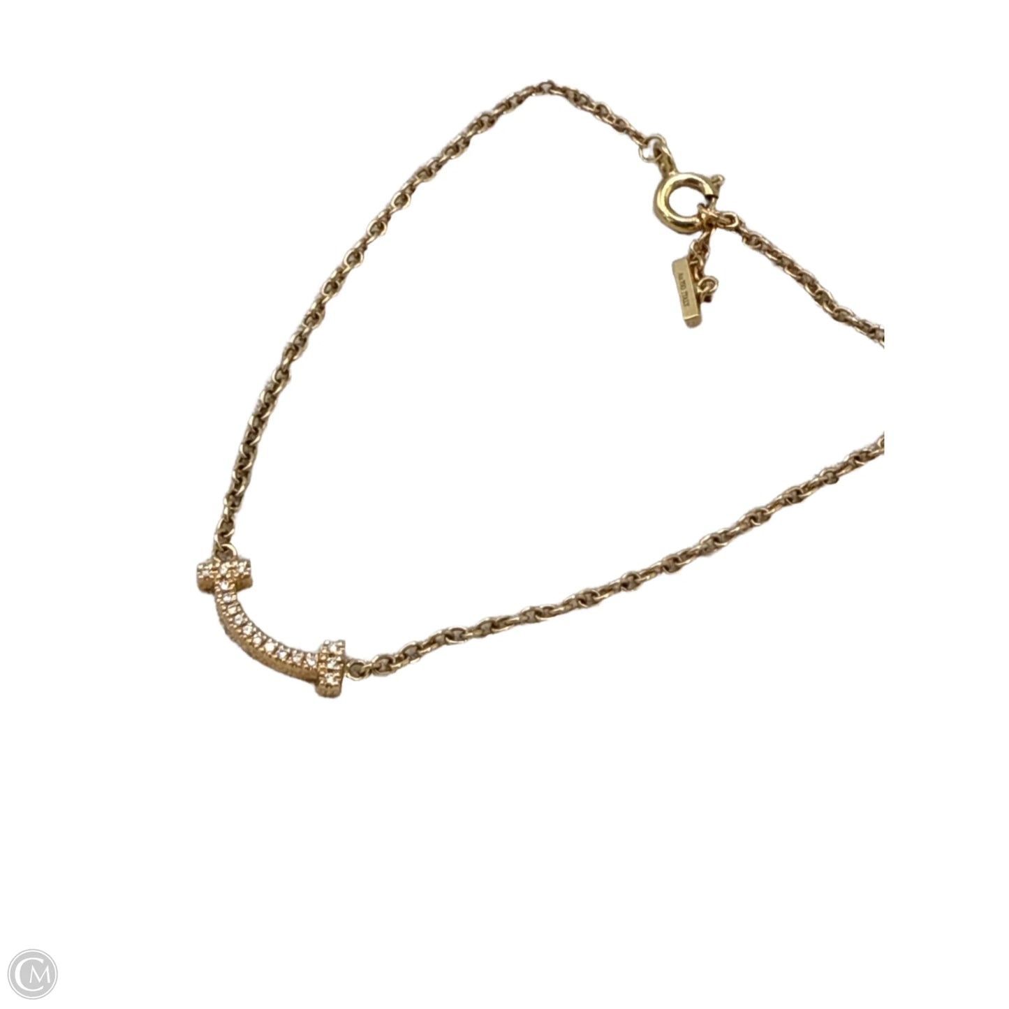 Tiffany & Company Luxury T Smile Diamond 18K Bracelet