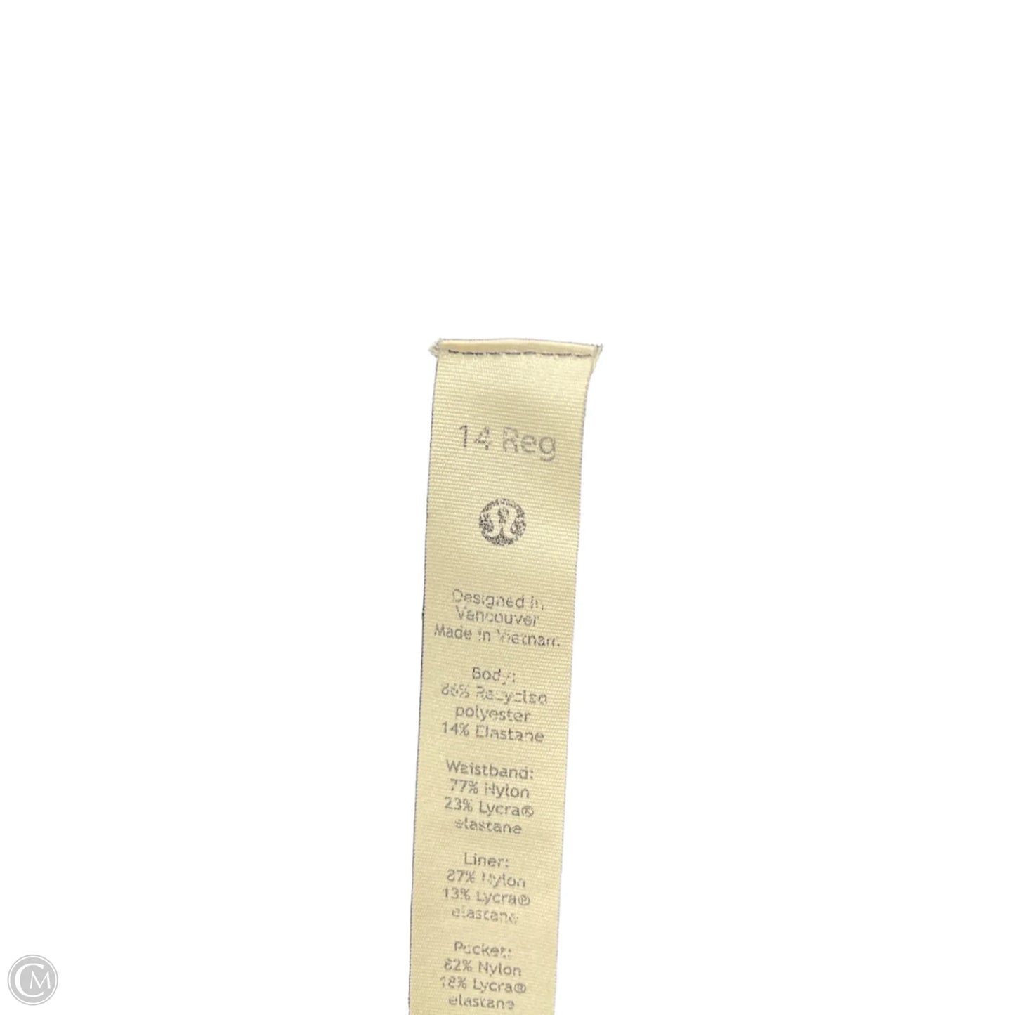 Athletic Skort By Lululemon In Black, Size: 14