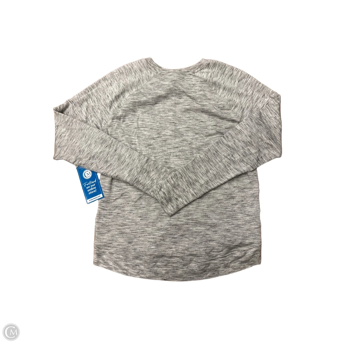 Athletic Top Long Sleeve Crewneck By Athleta In Grey, Size: S