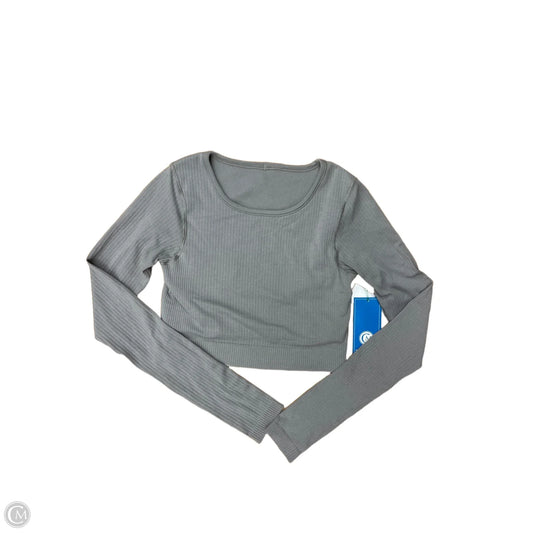 Athletic Top Long Sleeve Crewneck By Lululemon In Grey, Size: S