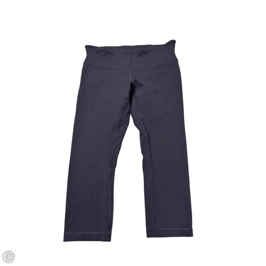 Athletic Capris By Lululemon In Grey, Size: M