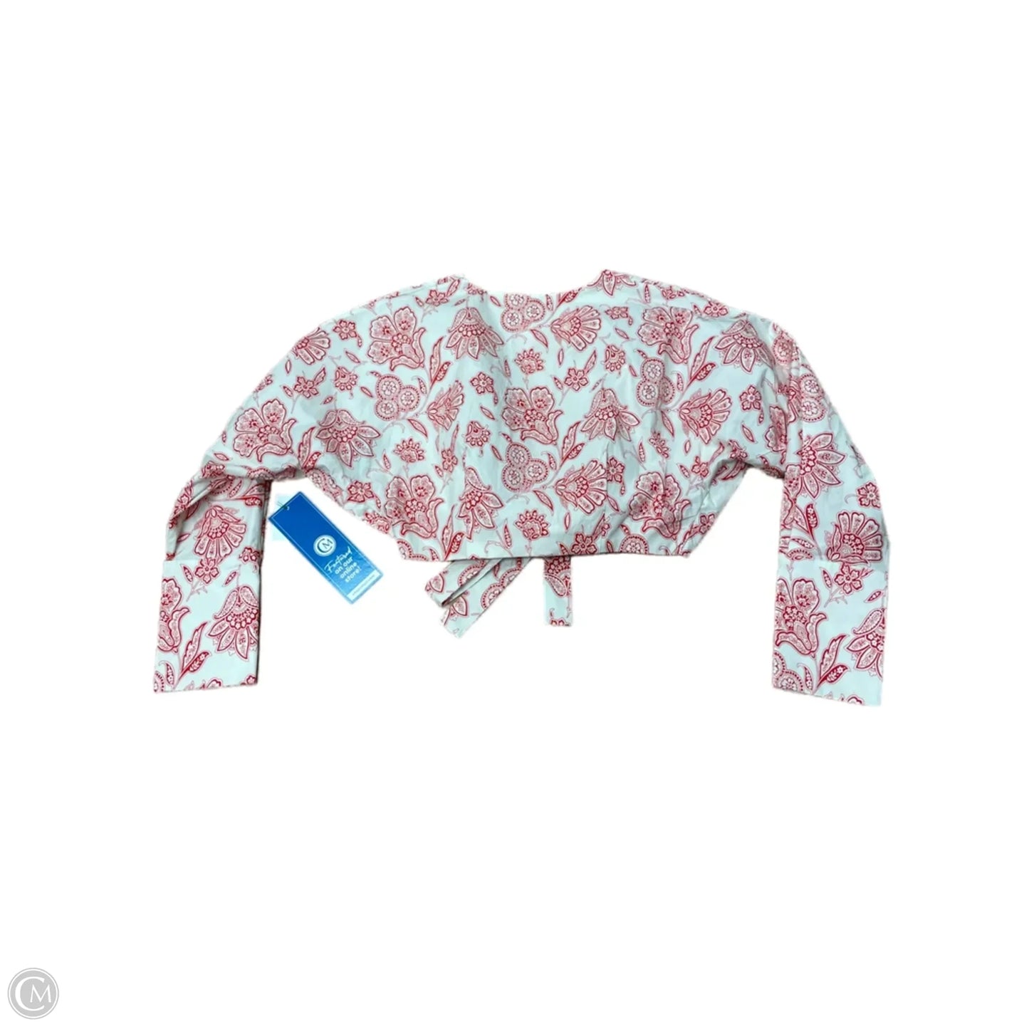 Top Long Sleeve By Saunders In Floral Print, Size: Xs