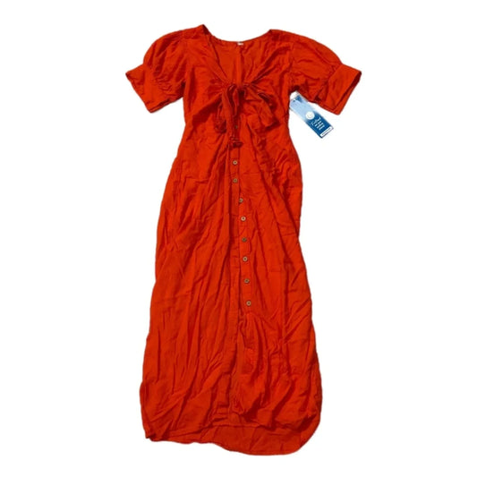 Dress Casual Maxi By Free People In Orange, Size: S