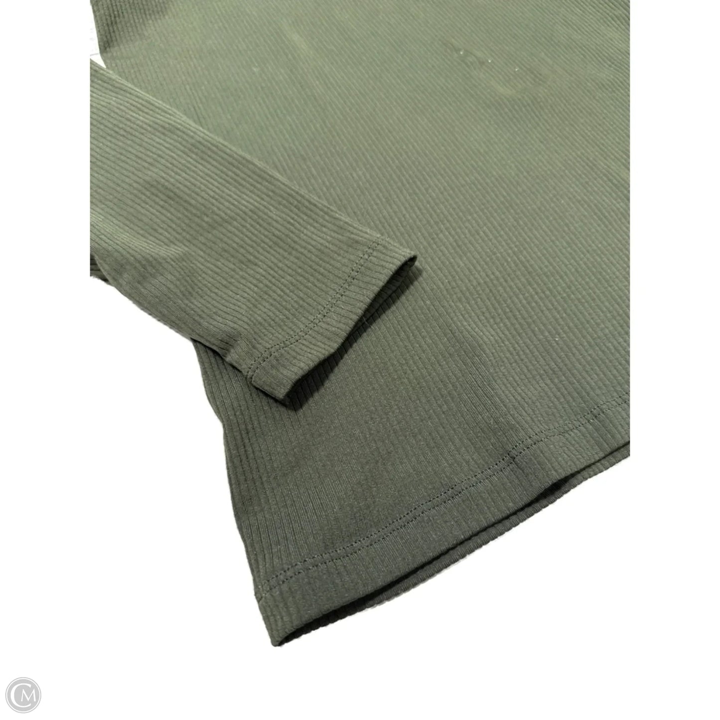 Athletic Top Long Sleeve Crewneck By Athleta In Green, Size: Xl