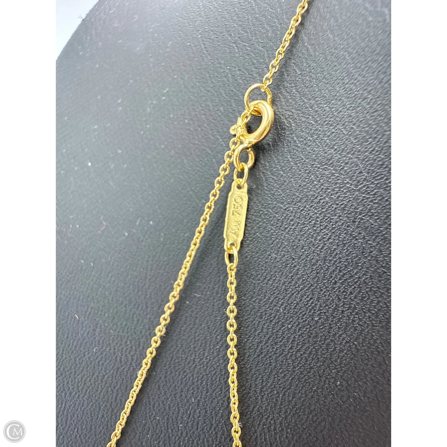 Tiffany & Company 18K T Smile with Diamonds Luxury Necklace