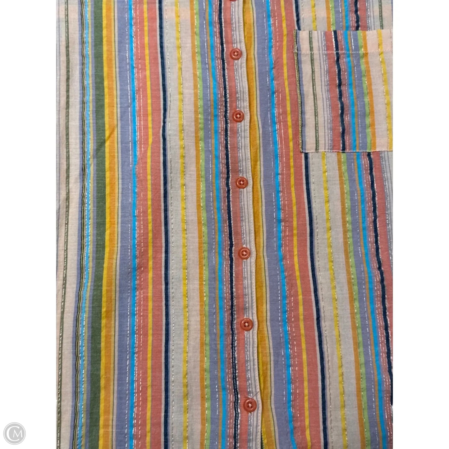 Top Long Sleeve By Pilcro In Multi-colored, Size: S/M
