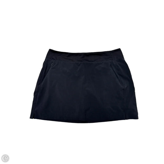 Athletic Skort By Athleta In Black, Size: Xl