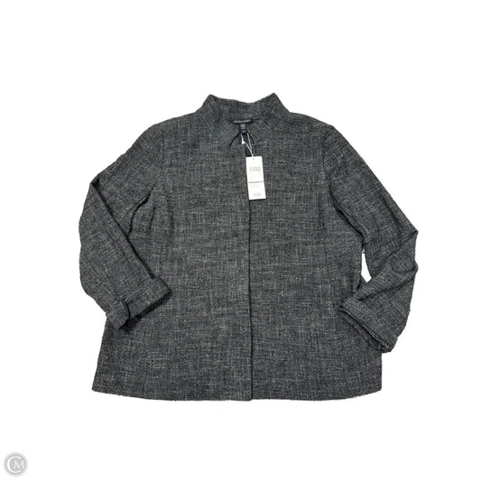 New! Jacket Other By Eileen Fisher In Grey, Size: M