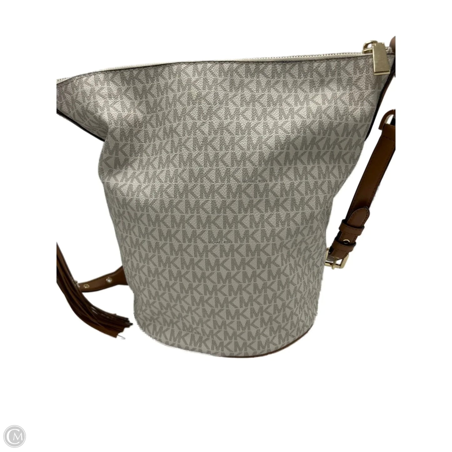 Crossbody Bucket Bag Designer By Michael Kors