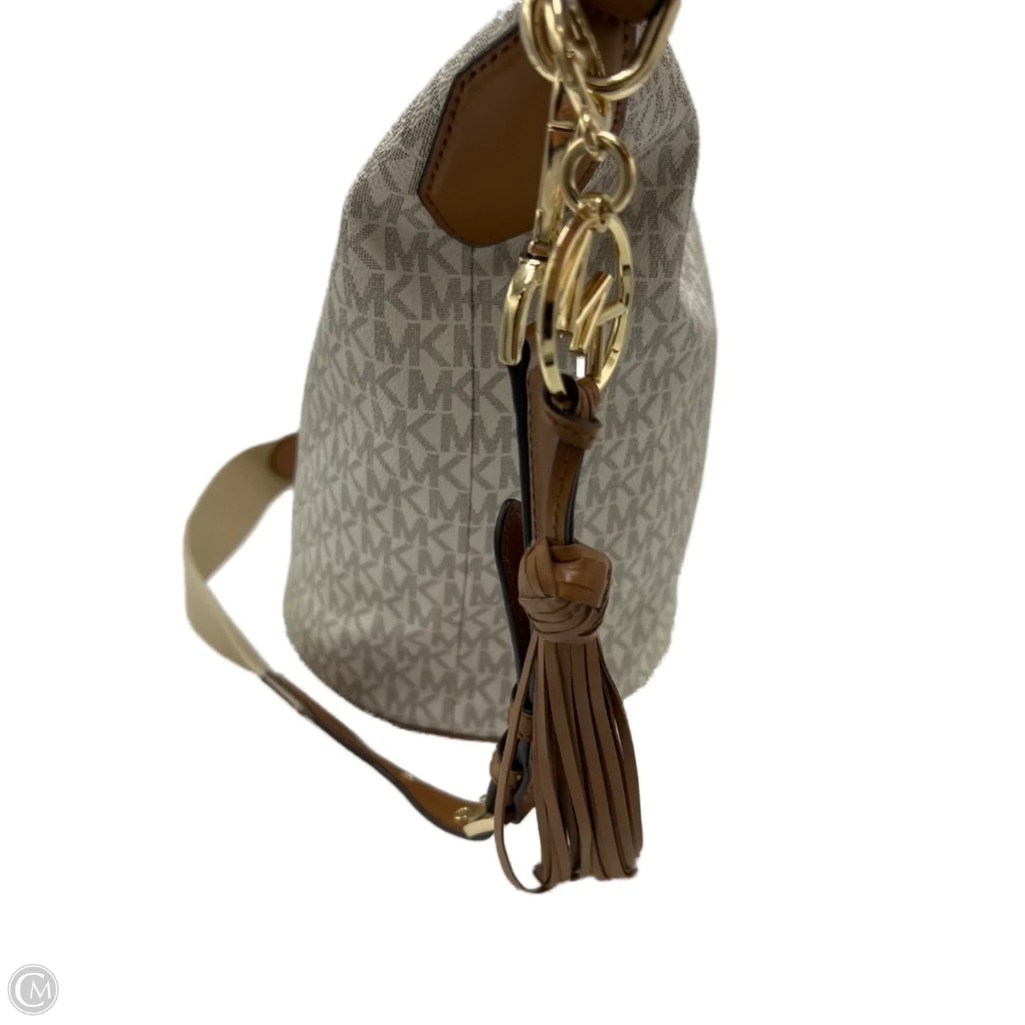 Crossbody Bucket Bag Designer By Michael Kors