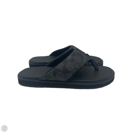 Sandals Designer By Coach In Black, Size: 7