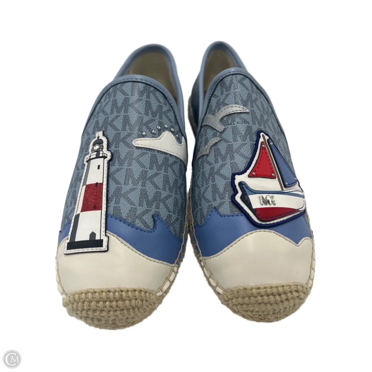 Shoes Designer By Michael Kors In Blue, Size: 8.5