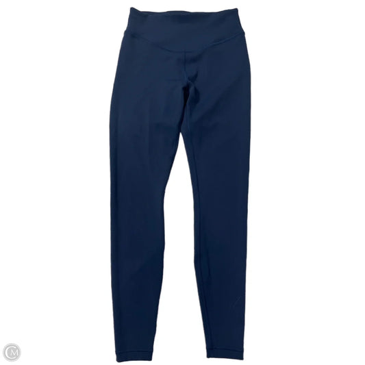 Athletic Leggings By Lululemon In Navy, Size: S