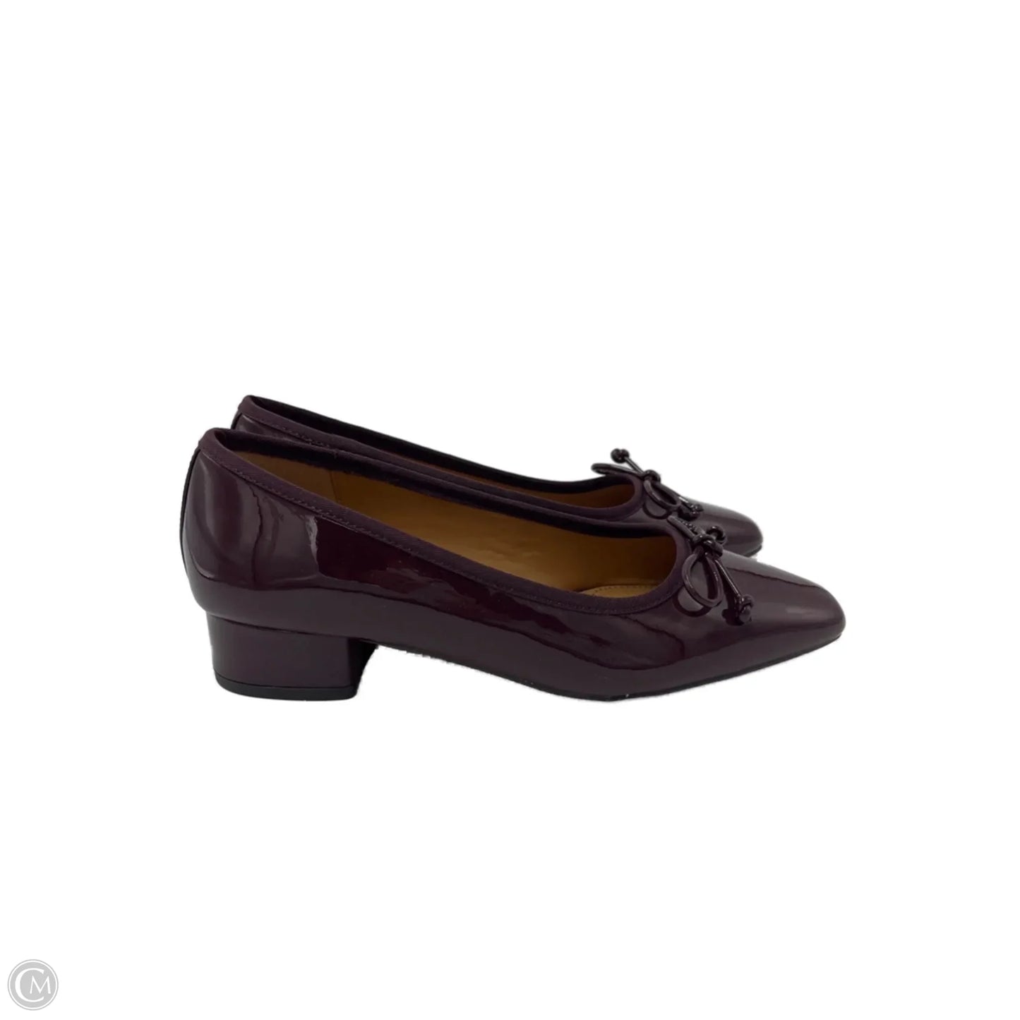 Shoes Heels Block By Talbots In Maroon, Size: 7