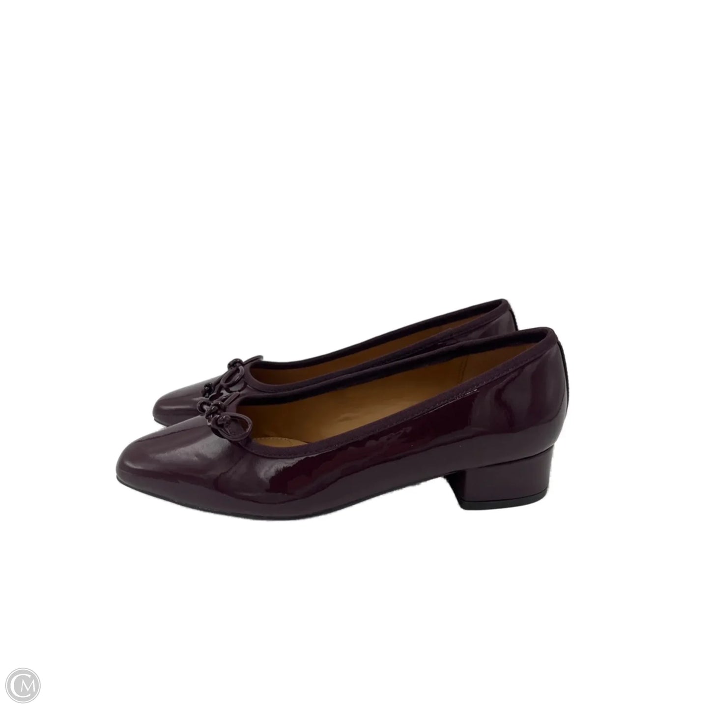 Shoes Heels Block By Talbots In Maroon, Size: 7