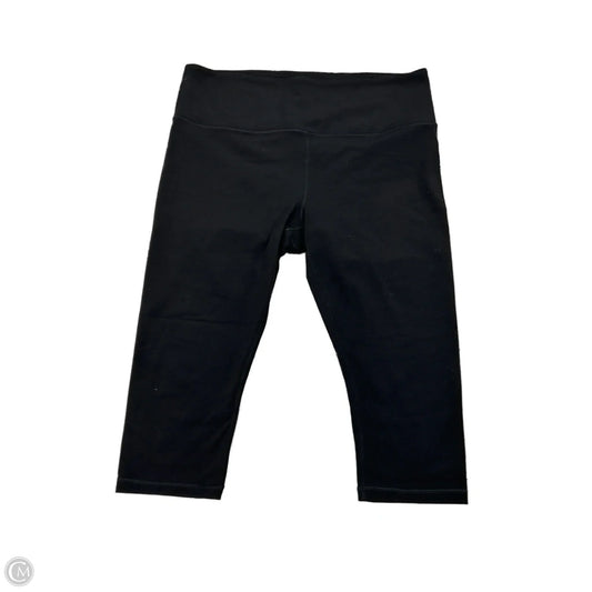 Athletic Capris By Athleta In Black, Size: L