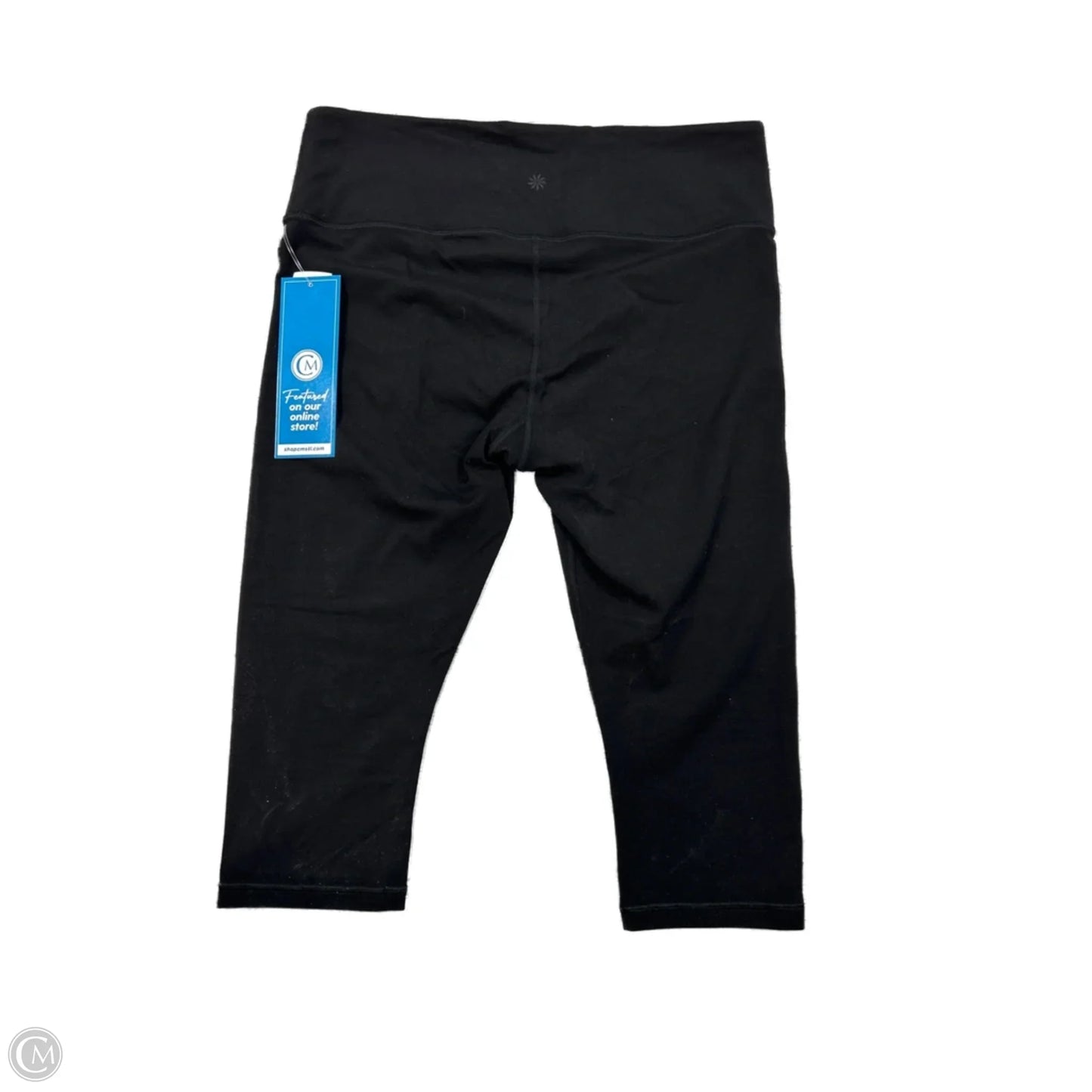 Athletic Capris By Athleta In Black, Size: L