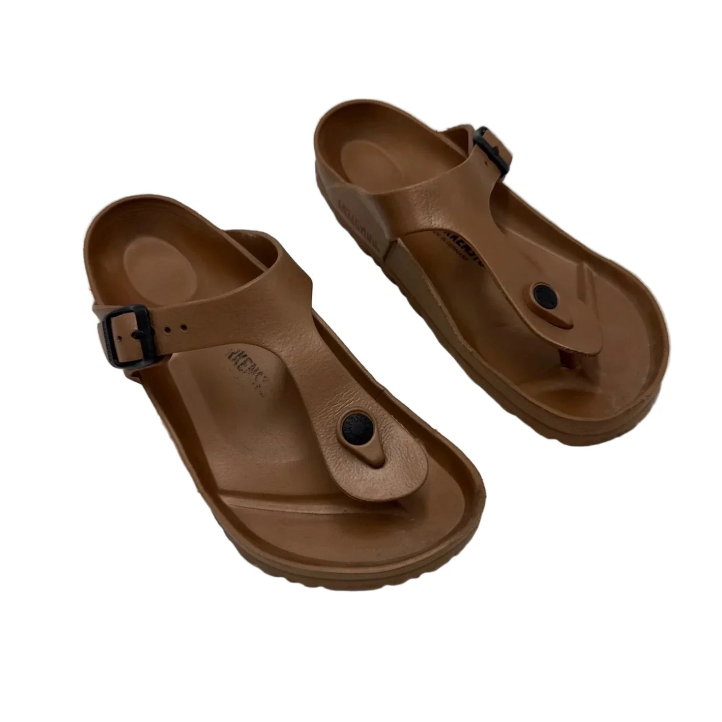 Sandals Designer By Birkenstock In Brown, Size: 6