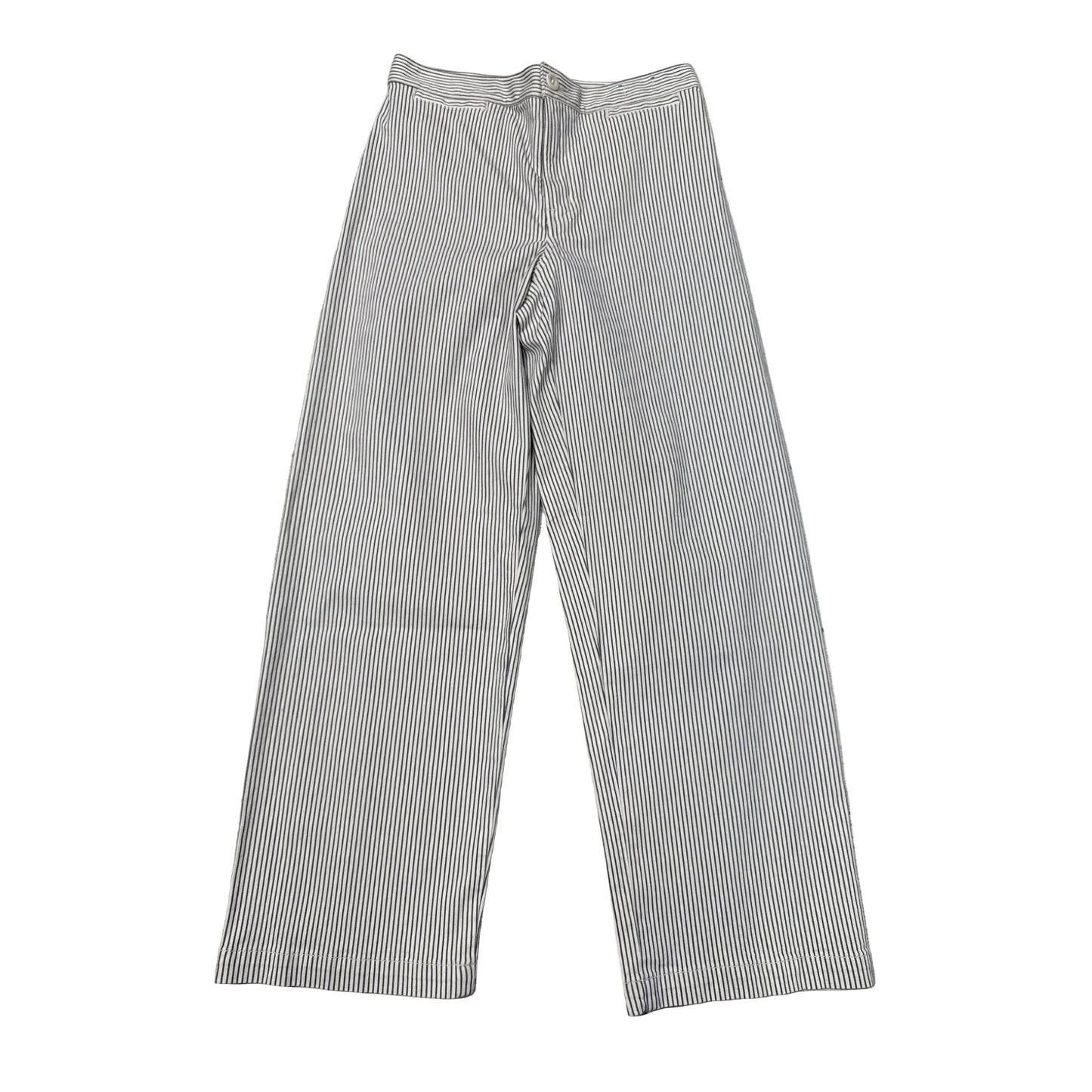 Pants Wide Leg By Madewell In Striped Pattern, Size: 0