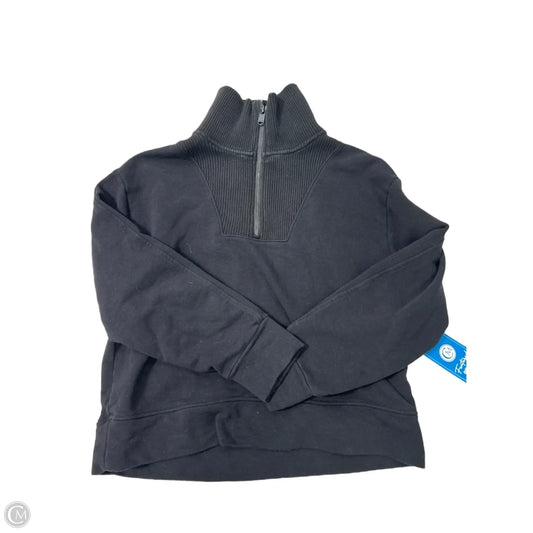 Athletic Sweatshirt Collar By Athleta In Black, Size: S